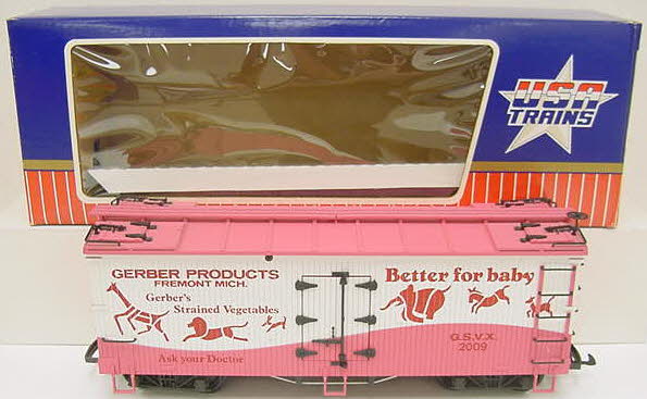 USA Trains R1654 G Gerber Baby Girl Reefer Car