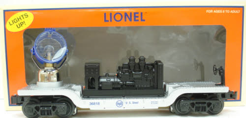 Lionel 6-36818 O U.S. Steel Operating Searchlight Car