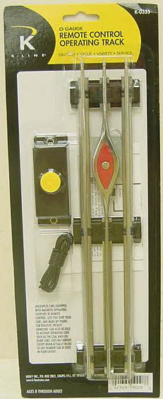 K-Line K-0335 O Gauge 10" Remote Control Uncoupling Operating Track Section