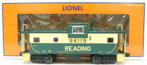 Lionel 6-17674 Lighted Reading Extended Vision Caboose