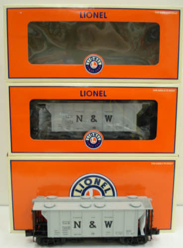 Lionel 6-11854 O Norfolk & Western PS-2 2-Car Hopper Set