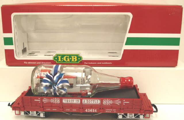 LGB 43614 Gondola with Train in a Bottle