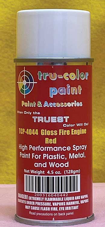 GLOSS FIRE ENGINE RED Spray Can 4.5 oz. Tru-Color Paint