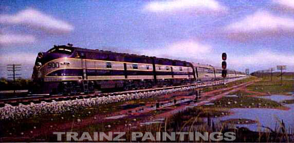 Robert West 39 ACL 'The Champion' Railroad Art Print - Signed