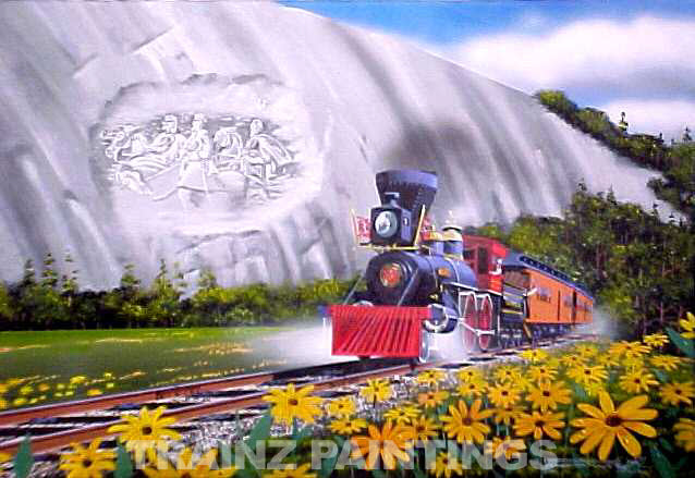 Robert West 460 The Generals' Railroad Art Print - S&N
