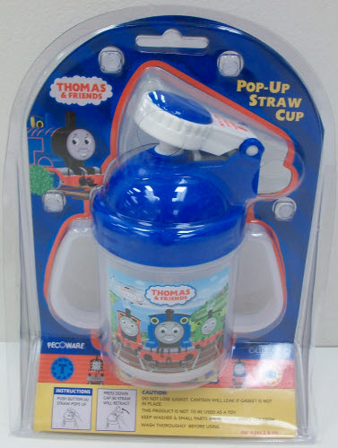 Thomas The Tank Pop-UP Straw Bottle 650 c.c / 22 oz. Inspired by You.