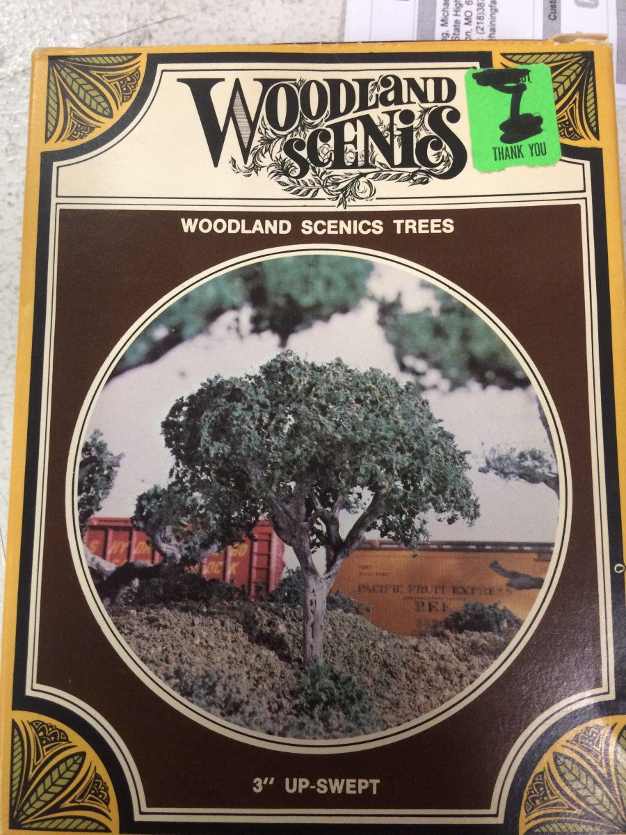 Woodland Scenics TK15 3" UP-Swept Small Tree Kits (Pack of 3)