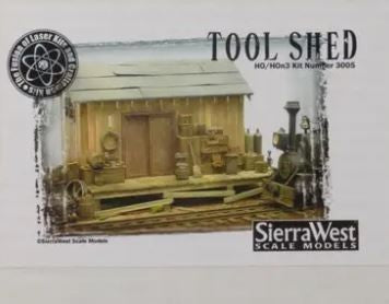 Sierra West 3005 HO Tool Shed Building Kit