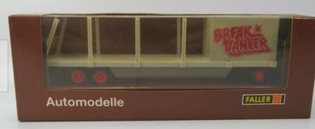 Faller 1038 HO 3-Axle Break Dancer Trailer