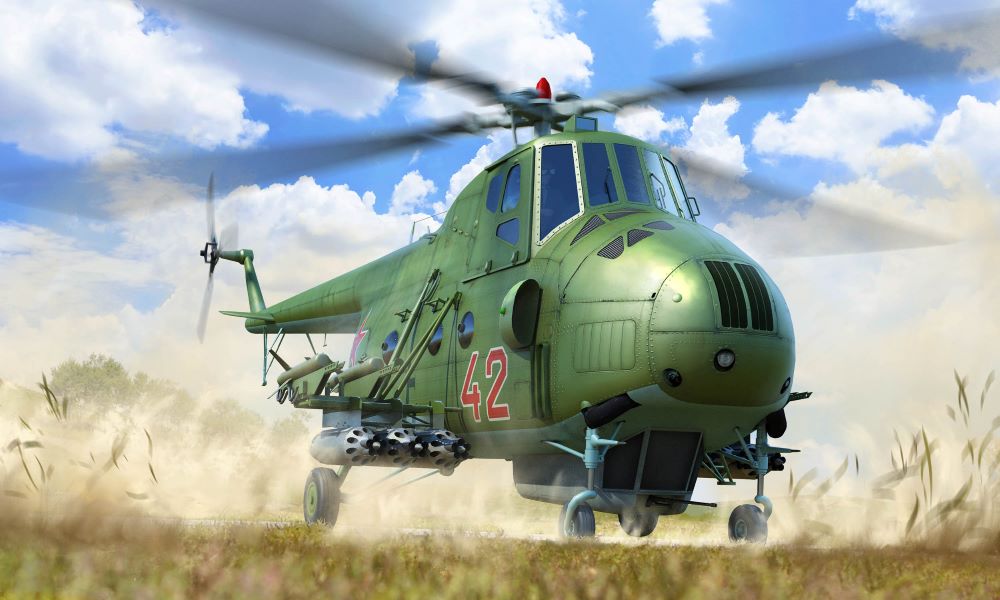 Trumpeter 5818 1:48 Mi-4AV Hound Military Aircraft Helicopter Model Kit