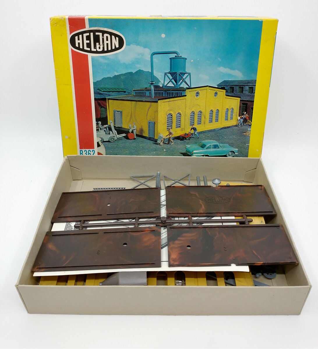 Heljan B362 HO Fabrik Factory Plastic Building Kit