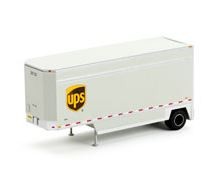 Athearn 29408 HO UPS 28' Drop Sill Parcel Trailer #36123 - RTR