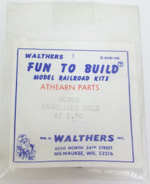 Walthers 90360 Headlight Bulbs (Pack of 2)