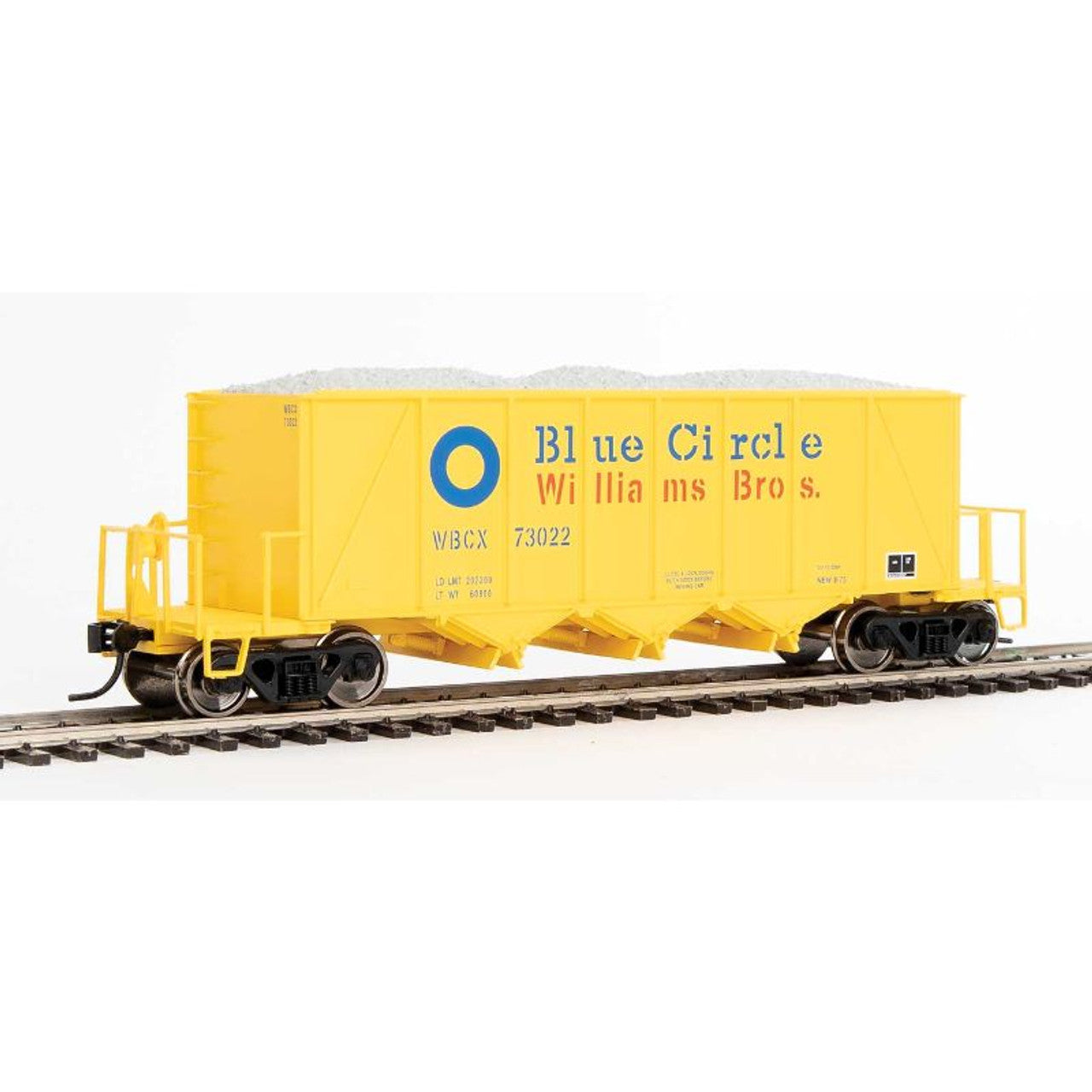 Walthers 920-106018 HO WBCX RTR 40' Ortner 100-Ton Open Aggregate Hopper #73022