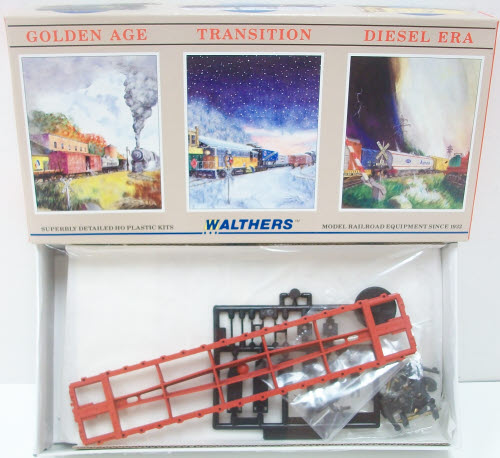 Walthers 932-3759 HO Scale Burlington 54' GSC Flatcar # 95237 Kit
