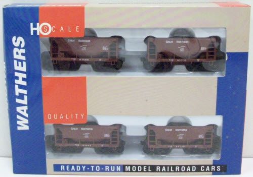 Walthers 933-4402 HO Great Northern Ore Car 4-Pack
