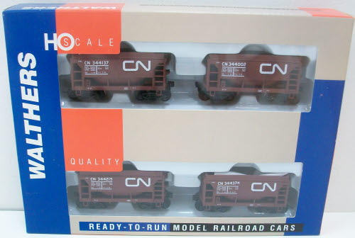Walthers 932-4503 HO CN Taconite Ore Car 4-Pack
