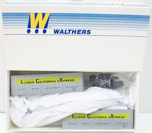 Walthers 933-1408 Illinois California Express 32'' Van Trailer Kit (Box of 2)