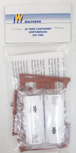 Walthers 933-1960 HO Scale Northbrook 20' Tank Container Kit