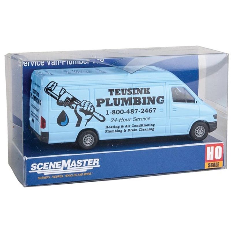 Walthers 949-12207 HO Teusink Plumbing Assembled Service Van
