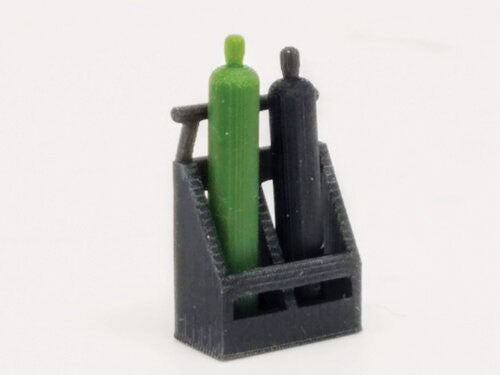 All Scale Miniatures 1600905 N Welding Cart Tank Carrier