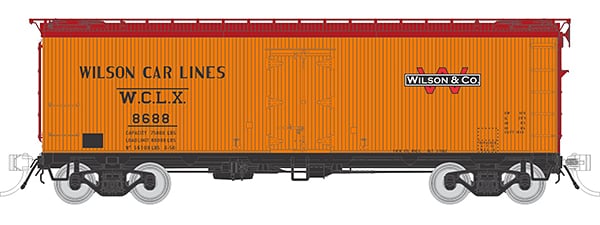 Rapido Trains 121062 HO Wilson GARX 37' Meat Reefer (Set of 4)