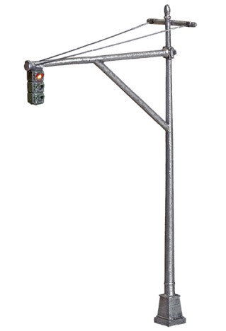 Woodland Scenics JP5666 O Just Plug Mast Arm Traffic Light