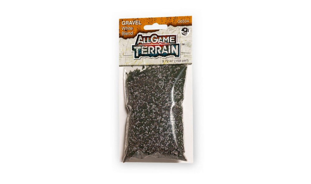 Woodland Scenics G6534 All Game Terrain White Blend Gravel