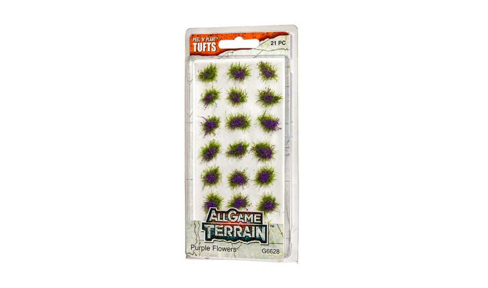 Woodland Scenics G6628 All Game Terrain Purple Flower Tufts (Pack of 21)