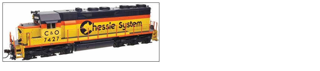 Atlas 40002106 N Chessie System C&O EMD SD35 Low Hood Diesel Engine #7422