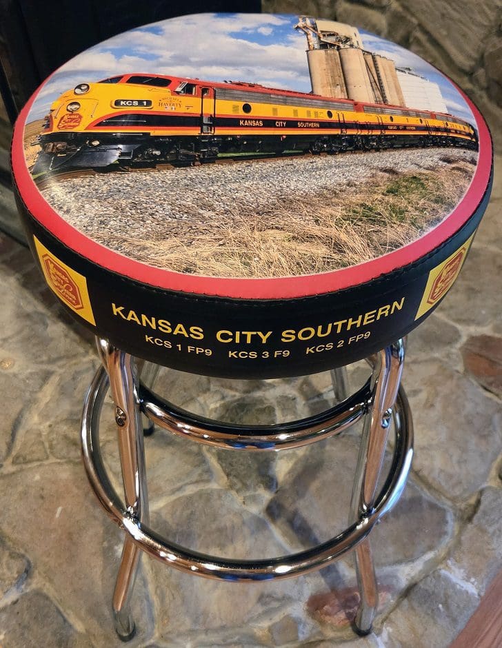 RMBD R-091 Kansas City Southern Heritage #1-2-3 Bar Stool