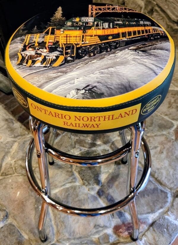 RMBD R-099-02 Ontario Northland Heritage #1730 Bar Stool