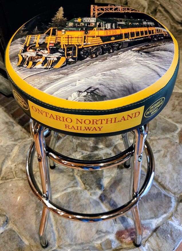 RMBD R-099-02 Ontario Northland Heritage #1730 Bar Stool