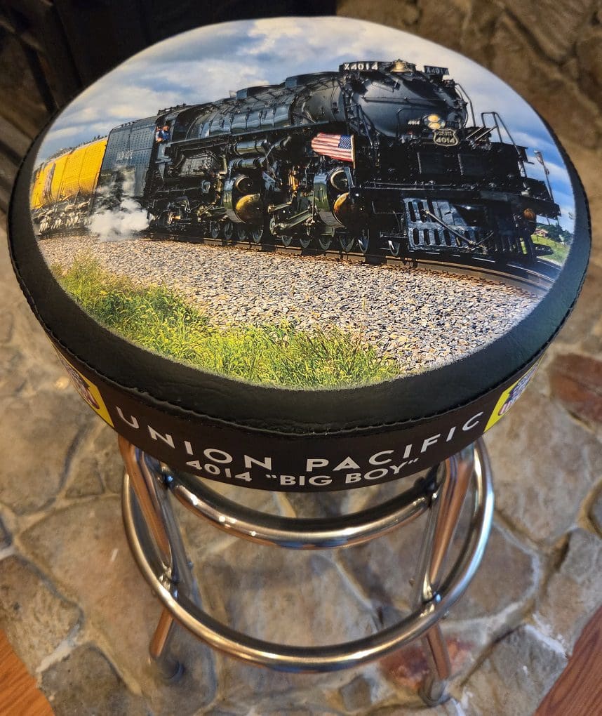 RMT by Design R-017-4014-C UP Big Boy View C - USA Flag #4014 Bar Stool
