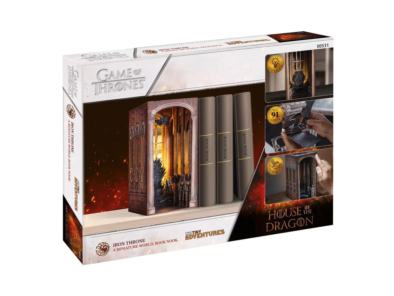 Revell 005319096 Tiny Adventures Book Nooks: House of the Dragon - Iron Throne