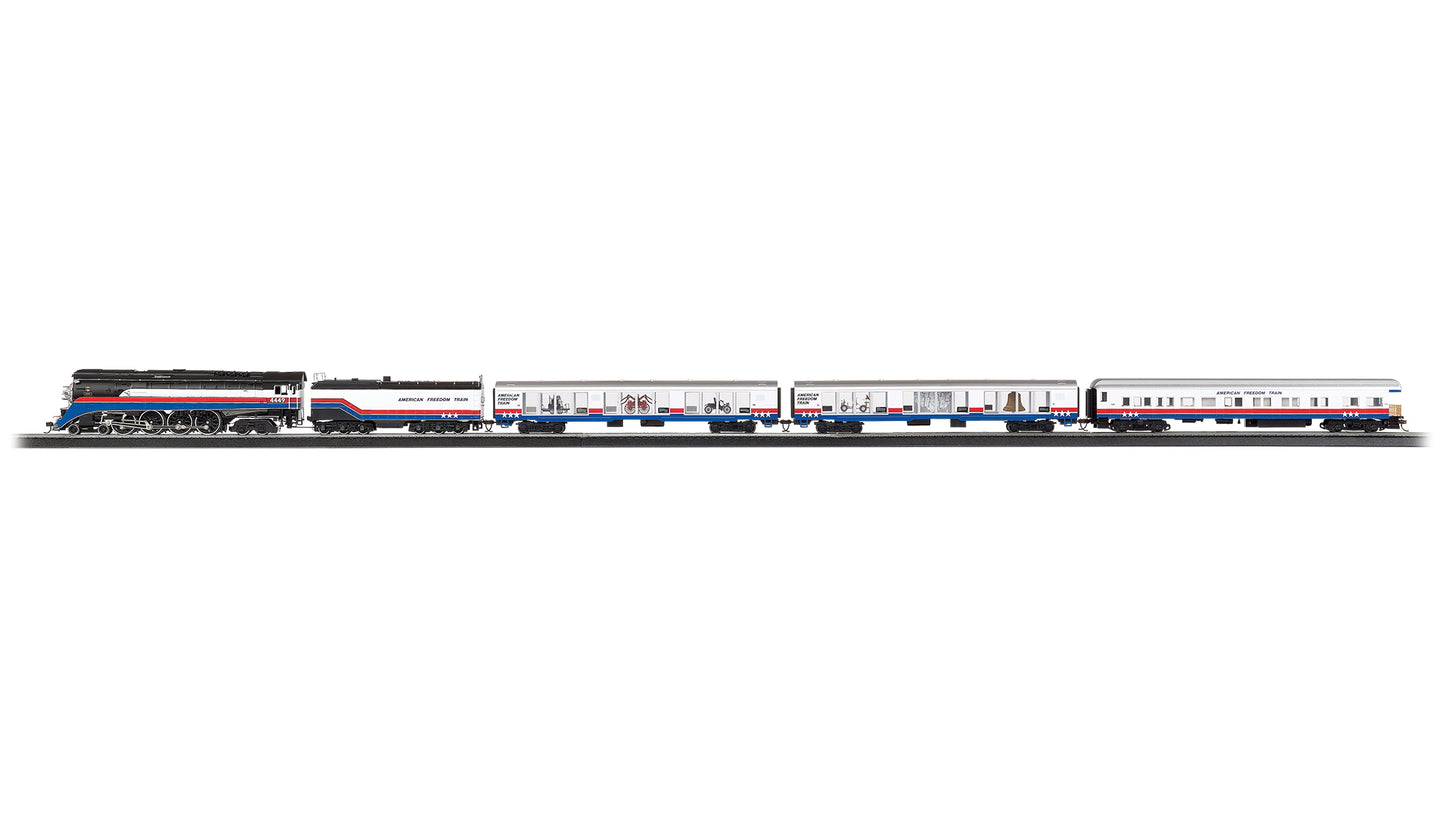 Bachmann 00789 American Freedom Train HO Gauge Steam Passenger Train Set