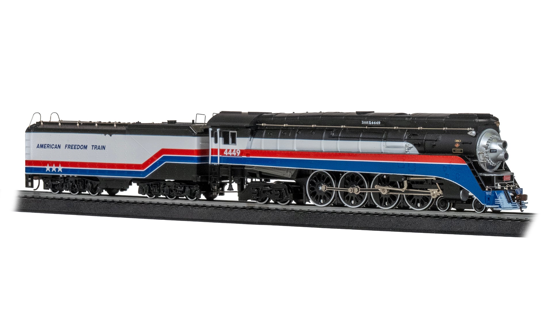 Bachmann 00789 American Freedom Train HO Gauge Steam Passenger Train Set