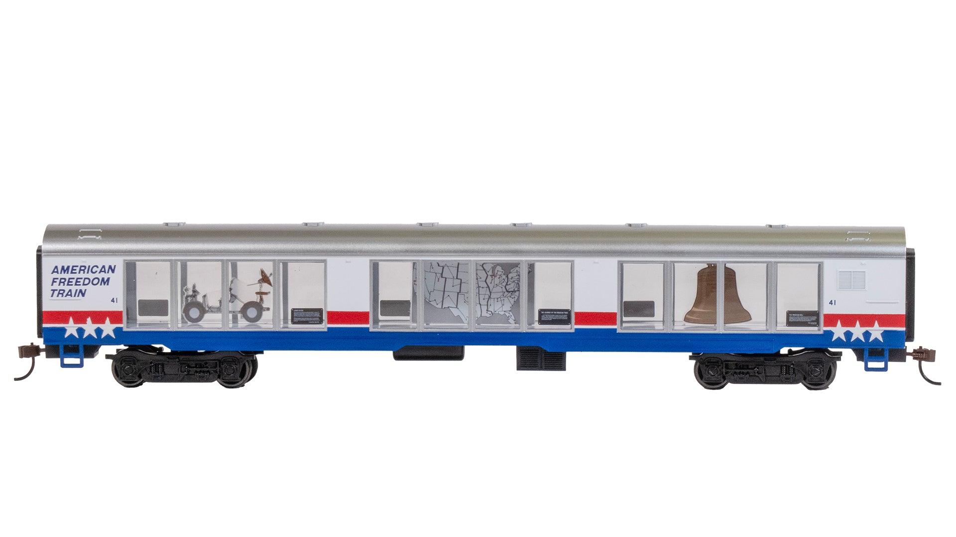 Bachmann 00789 American Freedom Train HO Gauge Steam Passenger Train Set