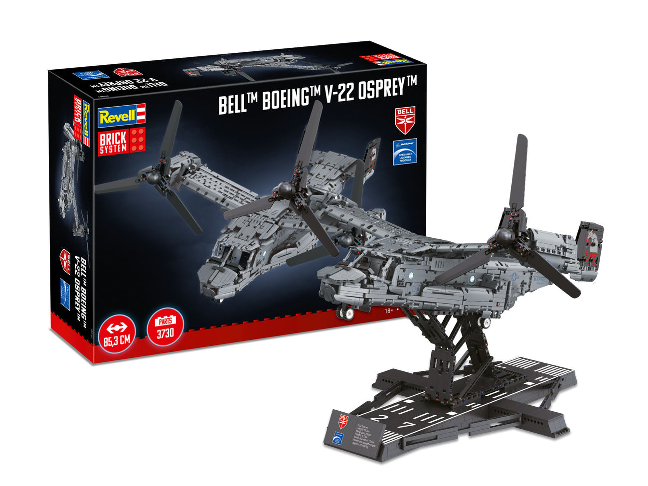 Revell 00961 1:25 Brick System Bell Boeing V-22 Osprey Kit