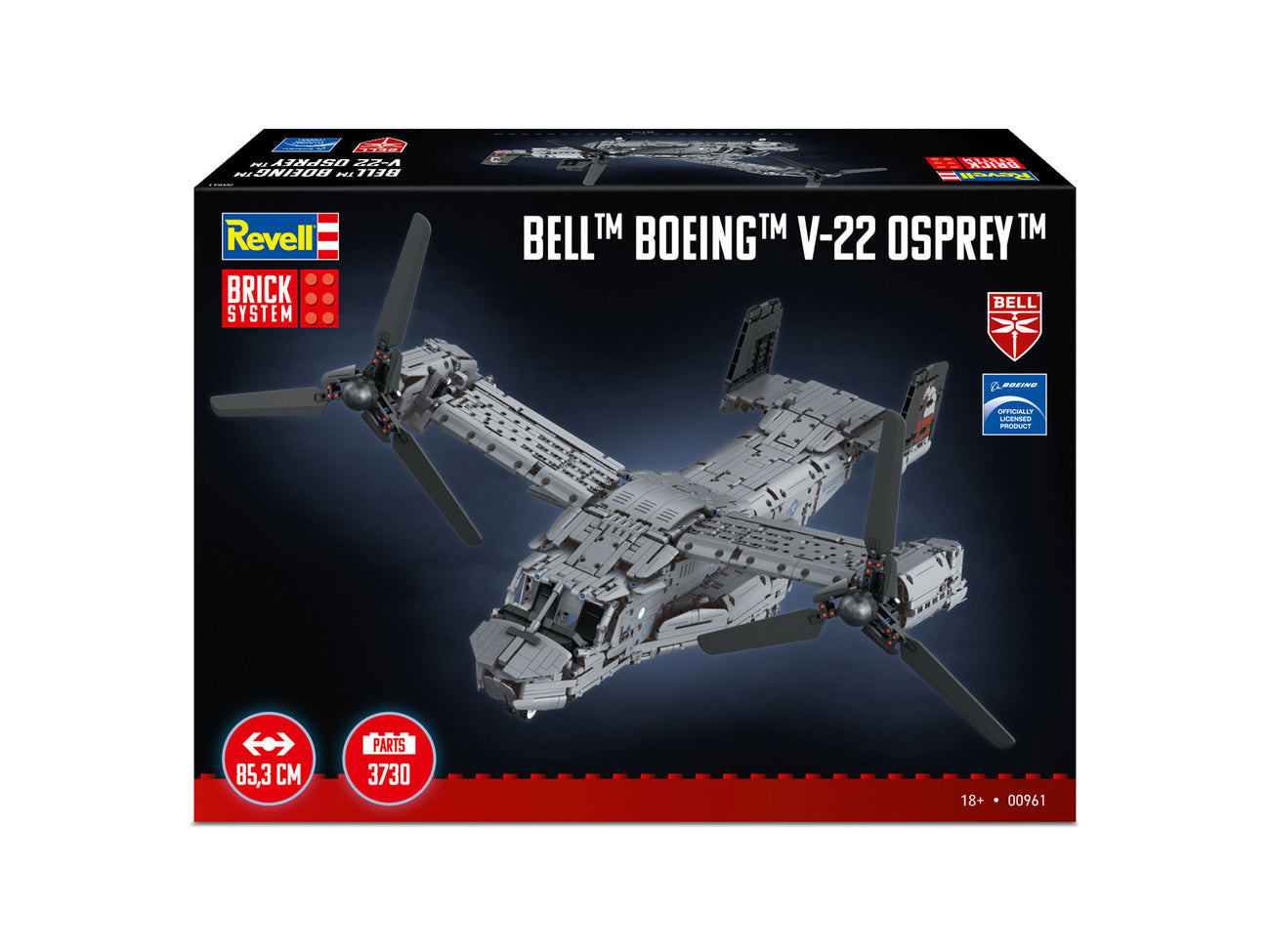 Revell 00961 1:25 Brick System Bell Boeing V-22 Osprey Kit