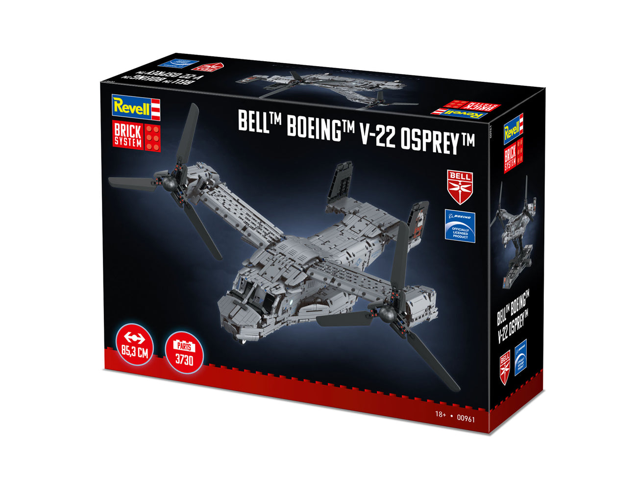 Revell 00961 1:25 Brick System Bell Boeing V-22 Osprey Kit