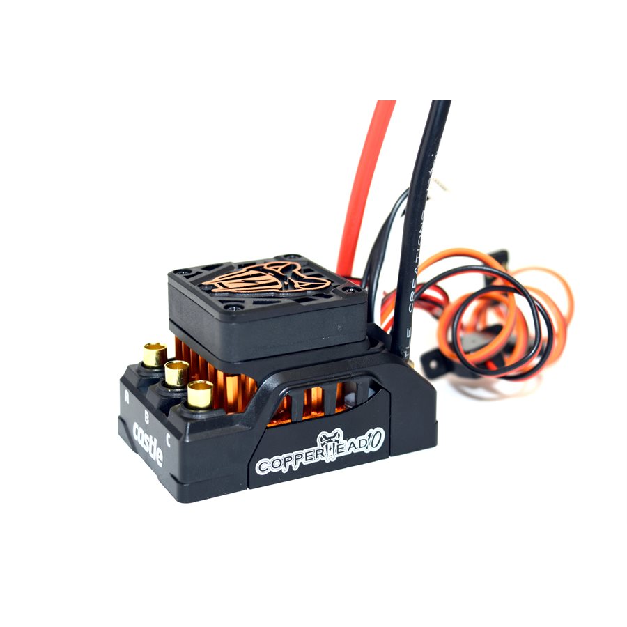 Castle Creations 010-0166-00 Copperhead 10, 16.8V, WP Sensored 1:10 Surgac