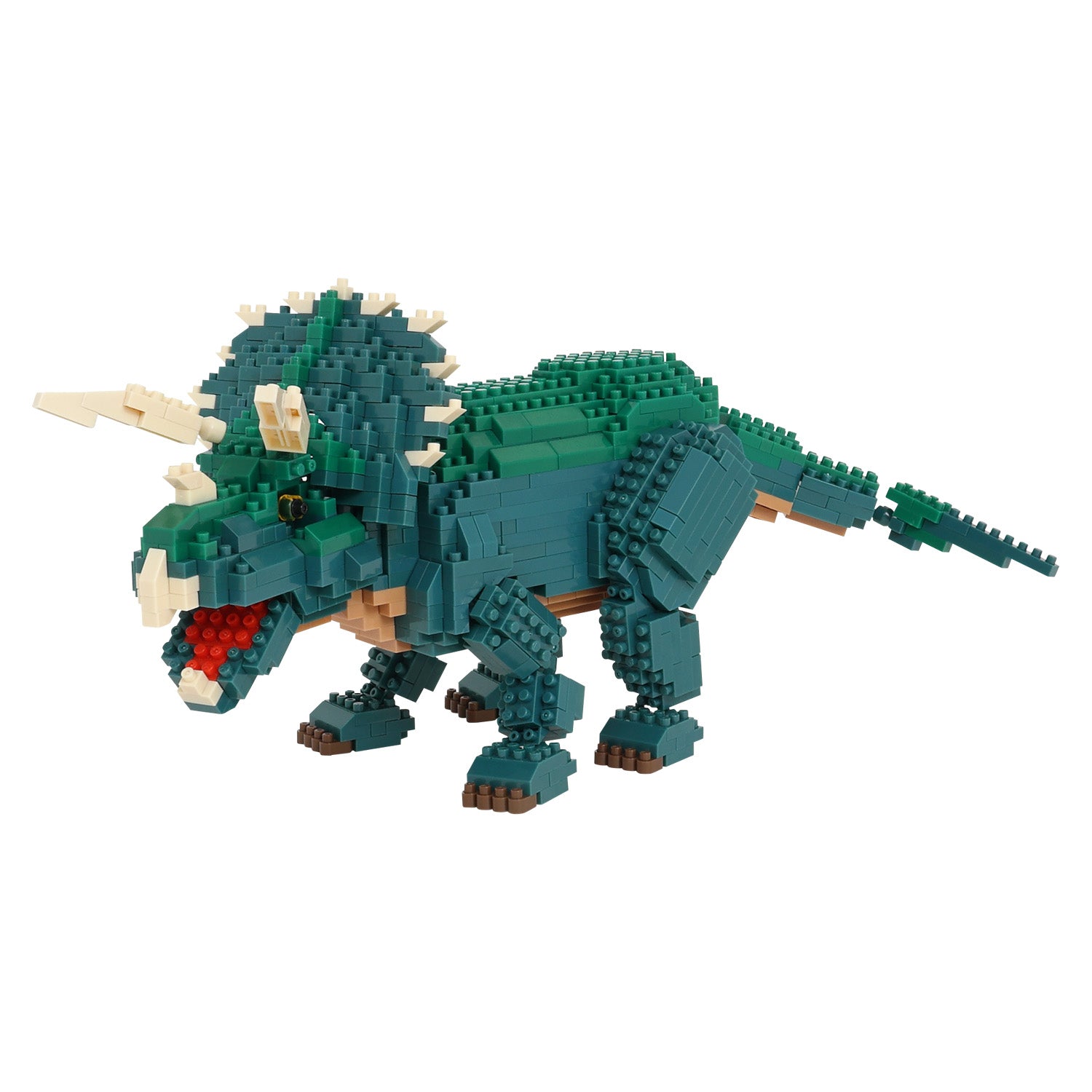 Nanoblock 22385 Advanced Hobby Series Dinosaur Deluxe Edition Triceratops Blocks