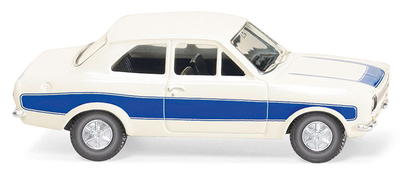 Wiking 020306 HO White Ford Escort Car Diecast Model