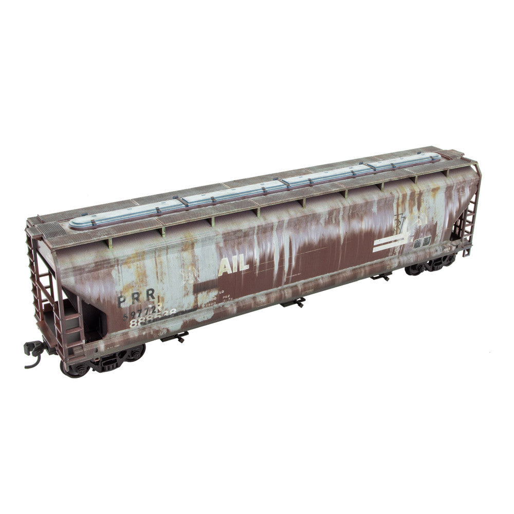 Micro-Trains 200010007 N CR ex-Pennsylvania Weathered 3-Bay Covered Hopper Kit