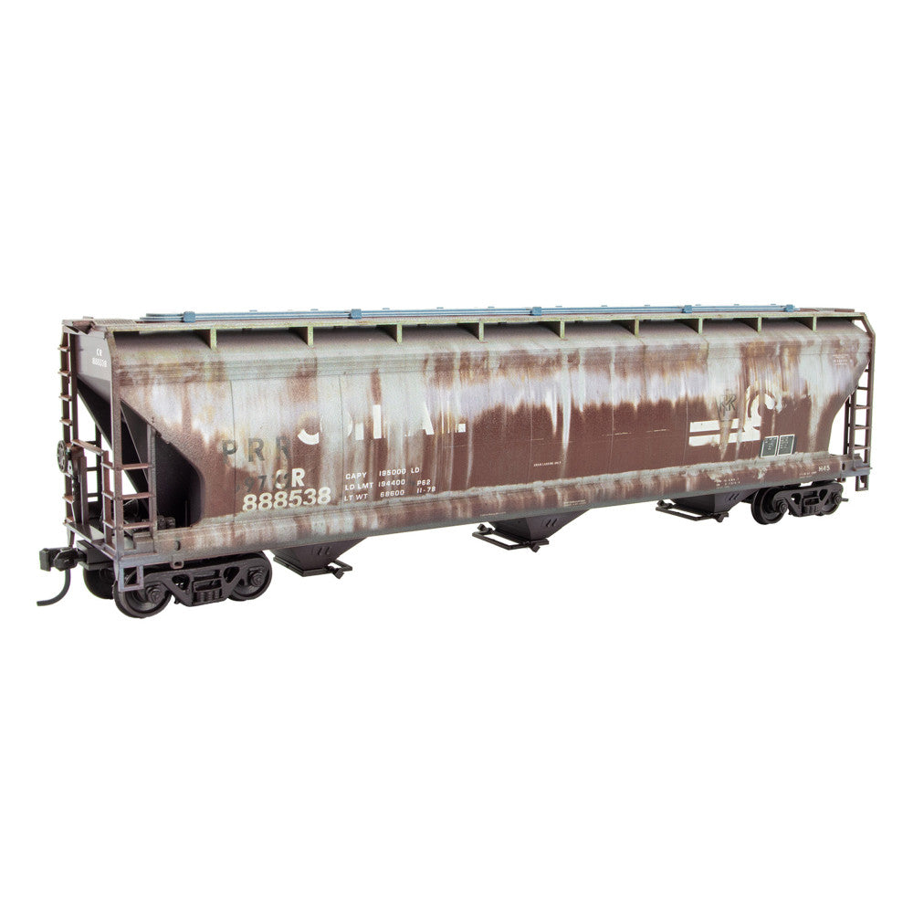 Micro-Trains 200010007 N CR ex-Pennsylvania Weathered 3-Bay Covered Hopper Kit