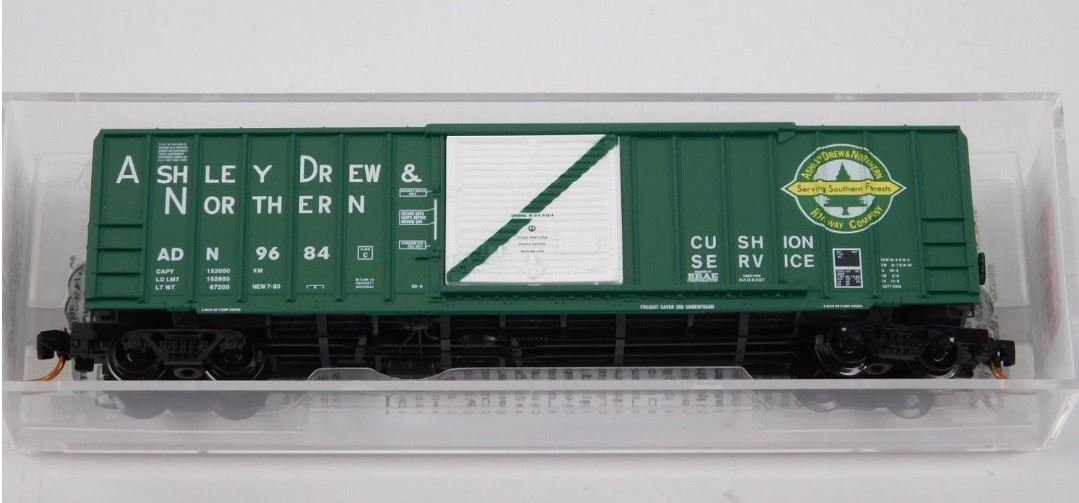 Micro-Trains 02500590 N Ashley, Drew & Northern 50' SD Rib Side Boxcar #9684