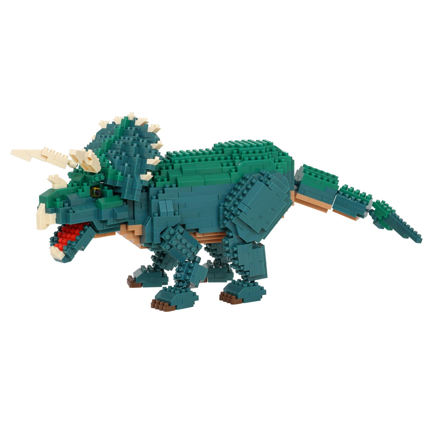 Nanoblock 22385 Advanced Hobby Series Dinosaur Deluxe Edition Triceratops Blocks