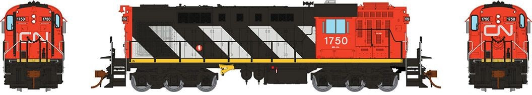 Rapido Trains 032555 HO CN Stripes RSC-14 Diesel Locomotive w/DC/DCC/Sound #1750