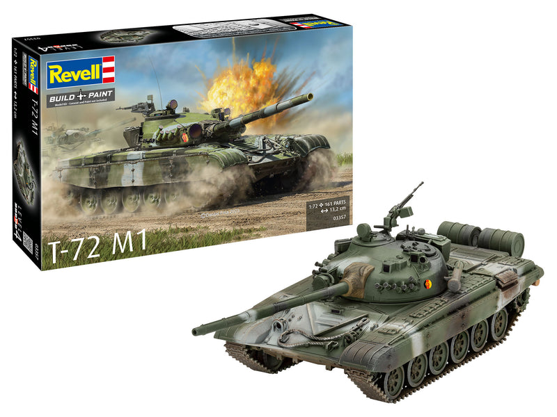 Revell of Germany 03357 1:72 T-72 M1 Russian Main Battle Tank Plastic Model Kit